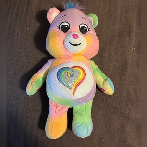 Care Bears Togetherness Bear Plush Stuffed Animal Rainbow